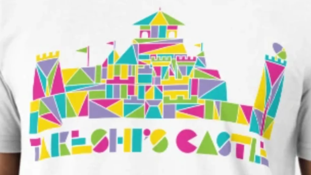 Keshi Heads' Geometric Takeshi's Castle t-shirt