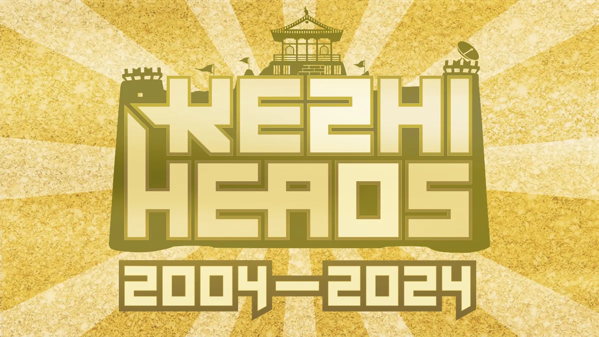 Keshi Heads' 20th anniversary logo